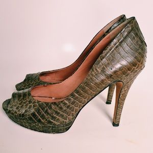 Vince Camuto Snakeskin Pumps
